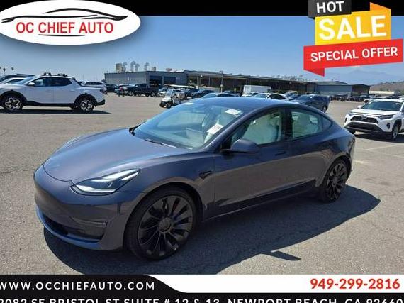TESLA MODEL 3 2022 5YJ3E1EC0NF263735 image